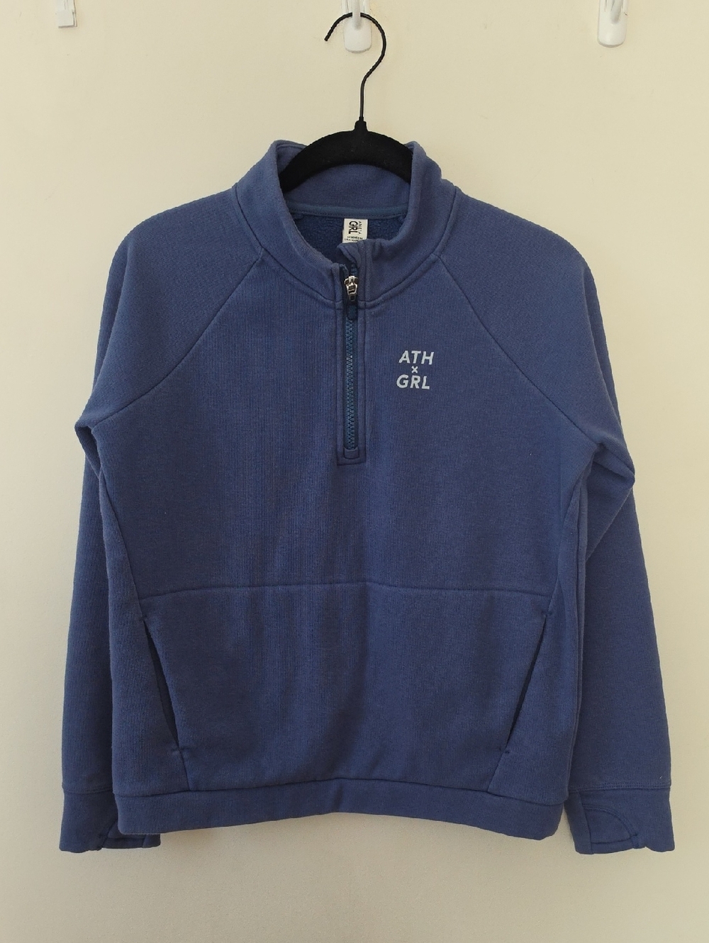 Athleta Quarter-Zip Pullover - Slate Blue Girl's XL 14